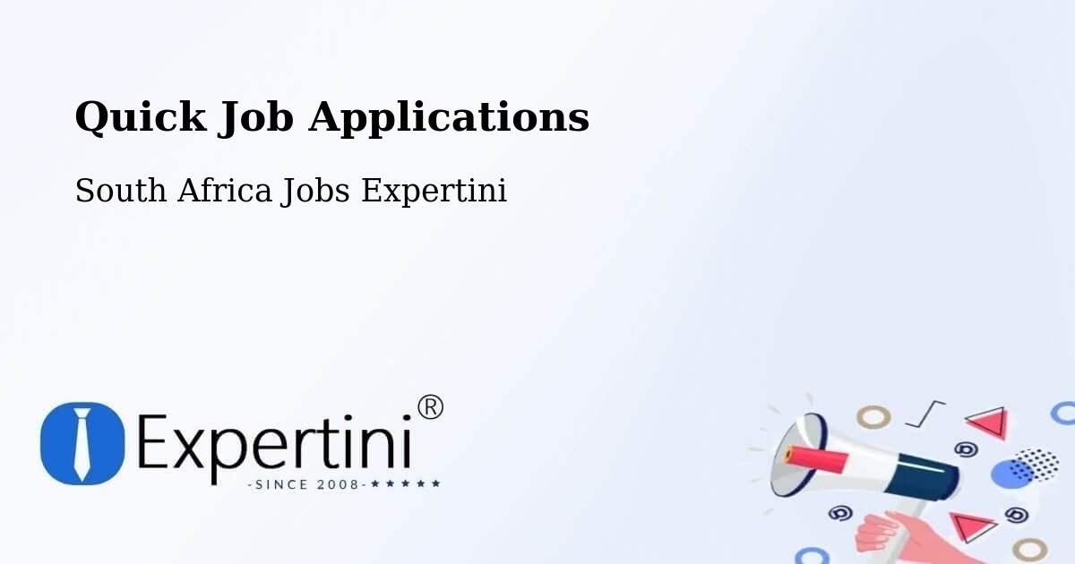 Quick Job Applications - South Africa Jobs Expertini